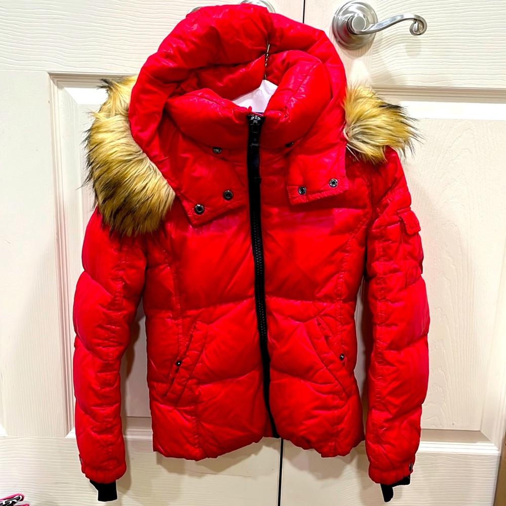 S13 girls size 12 red winter jacket